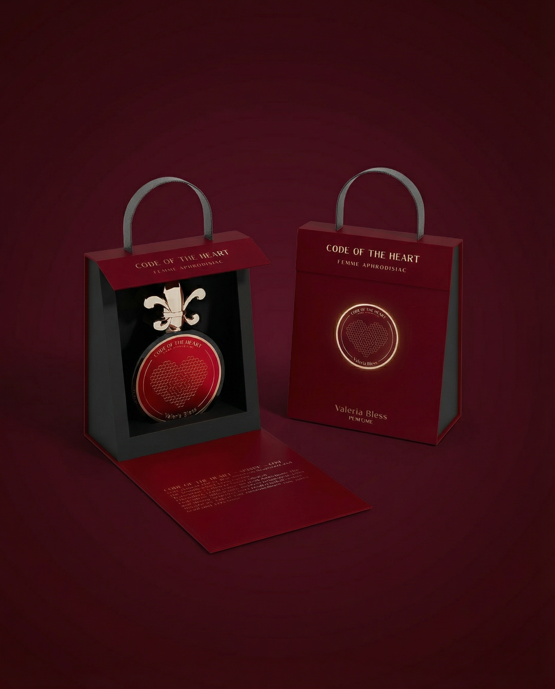 Niche Perfume Brand VALERIA BLESS "Code of the Heart" Perfume for Her in a Box