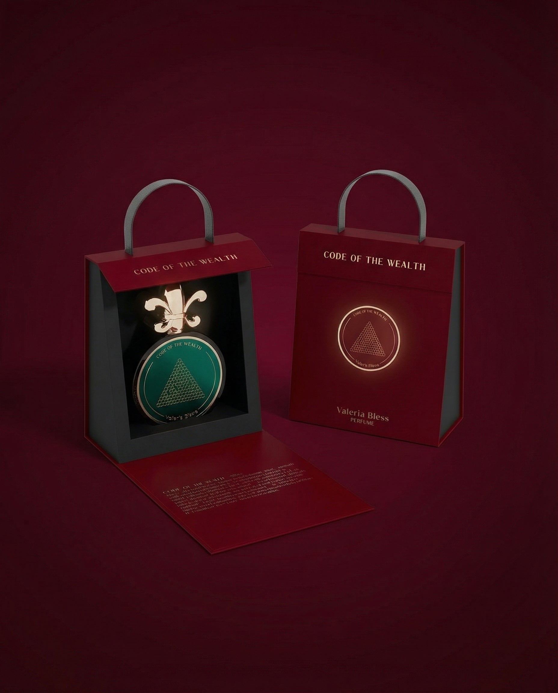  Niche Perfume House "VALERIA BLESS" Code of the Wealth Perfume in a Box